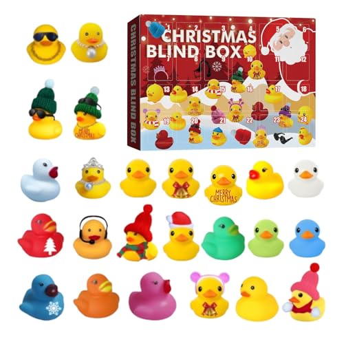 Adventskalender 2025 Gummi Enten, 24 verbesserte große süße Bad -Gummi -Enten, Countdown -Adventskalender -Ornamente mit Sammlerspielzeug für Kinder, Weihnachtsstrumpf -Stuffers Party Gefälligkeiten Adventskalender 2025 Gummi Enten, 24 verbesserte große süße Bad -Gummi -Enten, Countdown -Adventskalender -Ornamente mit Sammlerspielzeug für Kinder, Weihnachtsstrumpf -Stuffers Party Gefälligkeiten von kinrguiyuez