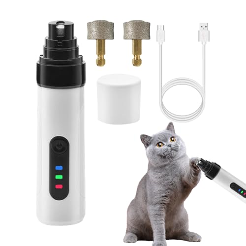 Hundenagelschleifer, Präzise Hunde Und Katzen Nagel Trimmer, Schnurloser Elektrischer Haustier Nägel Trimmer, Hundkrallenschleiker USB Wieder Aufladbar Stille Bräutigam Pro, 2 Geschwindigkeite Hundenagelschleifer, Präzise Hunde Und Katzen Nagel Trimmer, Schnurloser Elektrischer Haustier Nägel Trimmer, Hundkrallenschleiker USB Wieder Aufladbar Stille Bräutigam Pro, 2 Geschwindigkeite von kinrguiyuez