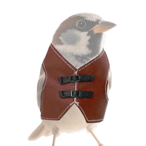 Vogelweste für , wiederverwendbar, verstellbar, Vintage- -Kleidung, Haustierzubehör für alle Vogelarten, für drinnen und draußen, , Terrasse, Balkon, Hof, Garten, Hof Vogelweste für , wiederverwendbar, verstellbar, Vintage- -Kleidung, Haustierzubehör für alle Vogelarten, für drinnen und draußen, , Terrasse, Balkon, Hof, Garten, Hof von kinrguiyuez
