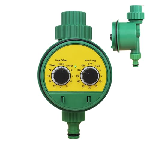 kinrguiyuez Gartenschlauch Timer Für Bewässerung - Zeitschaltuhr Für Außenwasserhähne - Präzisions Bewässerungsautomat Mit Verstopfungsschutz Für Rasen Gewächshaus Garten Landschaft von kinrguiyuez