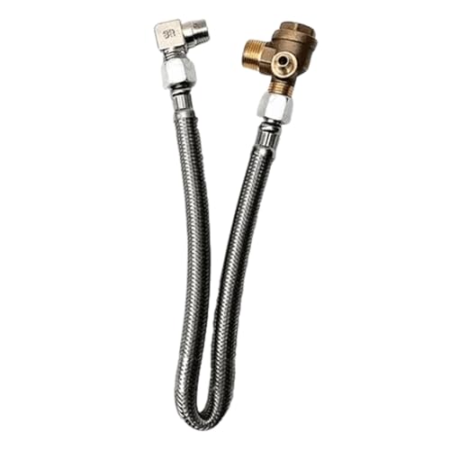 kinrguiyuez Luftkompressor Rückschlagventil Schlauch,Energieeffiziente Dichtungsteile - Anschlussrohr Mit Rückschlagventil Für Winter Marine Industrie LKW Keller von kinrguiyuez