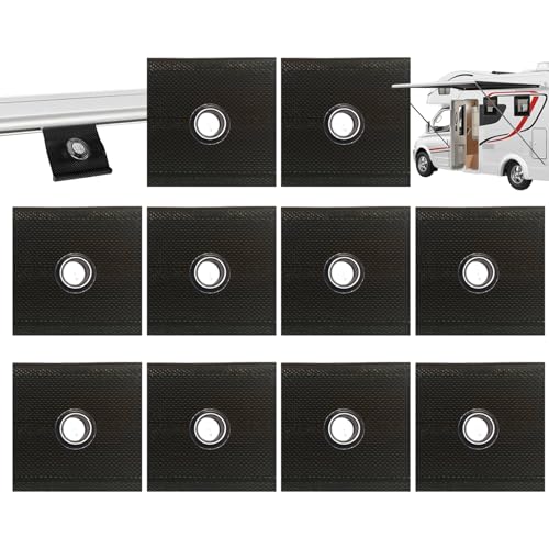 kinrguiyuez Markisenschienen-Kederösen,Kederschienen-Öse - Paspelösen | Tüllenösen, Markisenrohrbänder, Ösenverkleidung, Installationswerkzeuge für 5–6 mm/7–8 mm Schienen, Wohnmobile, Gartenpartys von kinrguiyuez