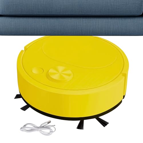 kinrguiyuez Saugroboter | Starke Absaugung Smart Saugroboter für Hartboden - Roboterreinigungsgerät für Schlafsaal Küche Vermietung Schlafzimmer Wohnzimmer Geschäfte Badezimmer Restaurant Wohnung von kinrguiyuez