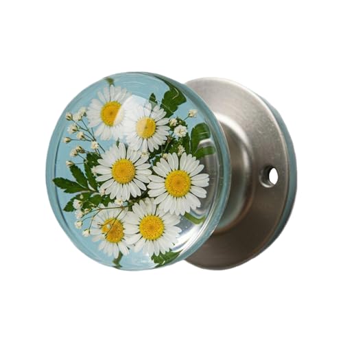 kinrguiyuez Schlösser Für Schlafzimmer,Retro Runder Blumen Türgriff Aus Epoxidharz | Vintage Dekorativer Griff Für Schrank Toilette Badezimmer Moderne Klassische Schlafzimmer Geschäft von kinrguiyuez