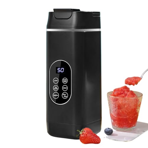 kinrguiyuez Tragbarer Entsafter - Tragbarer USB-Mini Mixer | Küchenkleingerät Für Getränke Reisen Sport Outdoor Smoothies Säfte von kinrguiyuez