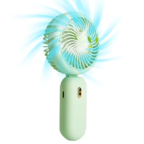 kinrguiyuez Tragbarer Faltventilator | Starker Wind Klappbar Persönlicher Handventilator | Praktisches Kühlgerät Mit Drei Geschwindigkeitsstufen Für Outdoor Reise Sport Spiele Zubehör von kinrguiyuez