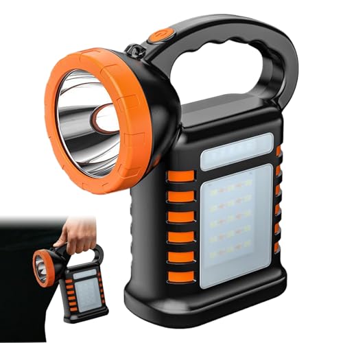 kinrguiyuez Wiederaufladbare Arbeitsleuchte | Tragbare Solar Arbeitsleuchte Mit 3 Modi - 4000mAh Akku Helle Wasserdichte Lampe für Garage Werkstatt Arbeitsplatz Mechaniker Garten Camping von kinrguiyuez