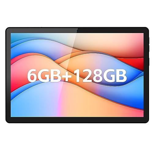 kinstone Gaming Tablet, 10.1 Zoll Octa-Core CPU 6GB RAM 128GB ROM,WLAN Tablet(2.4G+5G), IPS 1920x1200 FHD Display,5MP+13MP Kamera,Geschenke für Kinder zum Lernen und Spielen von kinstone