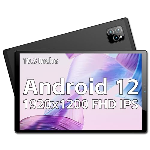 kinstone 10.3 Zoll Android 12 Tablet,4G LTE Tablet,7500mAh,1.8GHz Octa-core Gaming Tablet,6GB RAM+128GB ROM,1920x1200 FHD IPS,5MP+13MP Dual Kamera,2.4G+5G WiFi,Bluetooth 5.0 GPS von kinstone