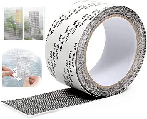 Winkin Bildschirm Reparatur Band Fliegengitter Klebeband Von Fenstern Und Türen Fenster Insektenschutz Reparaturband Fiberglas Maschen Flecken Löcher Riss Verhindern, 2m x 5cm Winkin Bildschirm Reparatur Band Fliegengitter Klebeband Von Fenstern Und Türen Fenster Insektenschutz Reparaturband Fiberglas Maschen Flecken Löcher Riss Verhindern, 2m x 5cm von kiorziesk