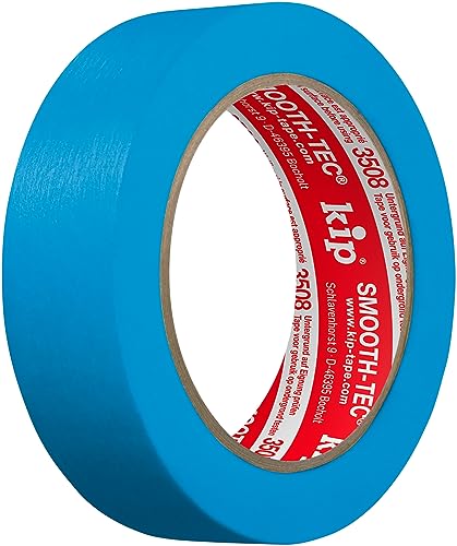 Kip 3508-29 Malerkrepp: 30mm x 50m - Präzise Kanten für Profis - Innen & Außen - Maler & Lackierer von kip