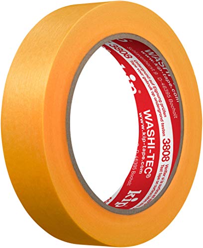 Kip 3808 Washi-Tec Premium 24 mm x 50 m Profi Goldband für scharfe Farbkanten von kip