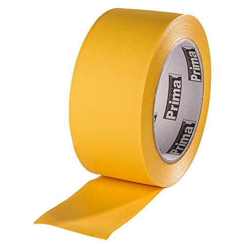 Kip Prima PVC-Schutzband gerillt gelb 50mm 33m Rolle von kip