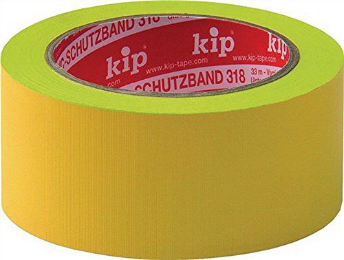 Schutzband Länge 33m Breite 50mm gelb Weich-PVC-Folie 318-15, 6 Stück von kip