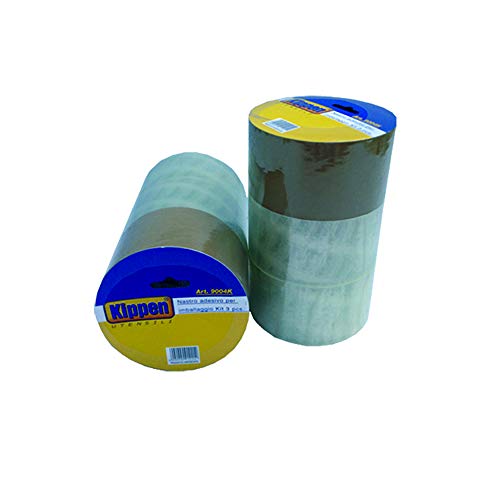 KIPPEN 9004K 9004K-Verpackungsband Ultra Resistent, 3 Rollen 48 mm x 40 m von kippen