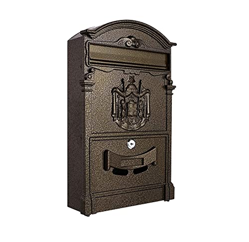 Kippen 10006CB Briefkasten, Modell REGIUS, Farbe: Bronze, Maße: 410 x 90 x 260 mm. von kippen