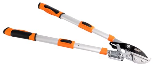 Kippen 6173B – Astschere mit Ratschenmechanismus und Ambossschneide, ausziehbare Griffe aus Aluminium-Druckguss. von kippen