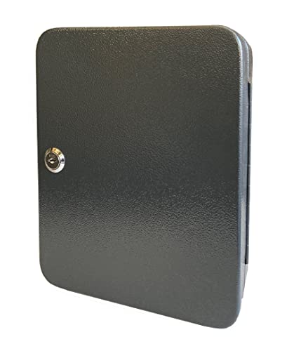kippen 10001NA Schlüsselschrank mit 24 Haken, Farbe Anthrazit, Maße: 250 x 75 x 200 mm von kippen