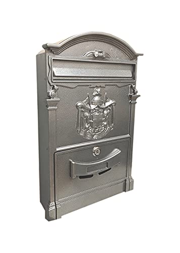 kippen 10005CS Briefkasten Modell Regius Farbe, Silber/schwarz, 410 x 90 x 260 mm kippen 10005CS Briefkasten Modell Regius Farbe, Silber/schwarz, 410 x 90 x 260 mm von kippen