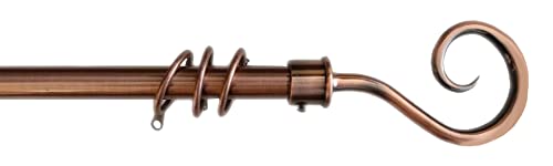 kippen 1302R Gardinenstange, ausziehbar, 120-200 cm, Kupfer satiniert kippen 1302R Gardinenstange, ausziehbar, 120-200 cm, Kupfer satiniert von kippen