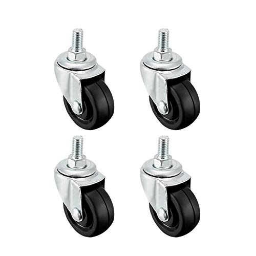 kippen 1609 K1 – Set mit 4 Rollen aus Gummi, 40 mm, mit Gewindestift M8 kippen 1609 K1 – Set mit 4 Rollen aus Gummi, 40 mm, mit Gewindestift M8 von kippen