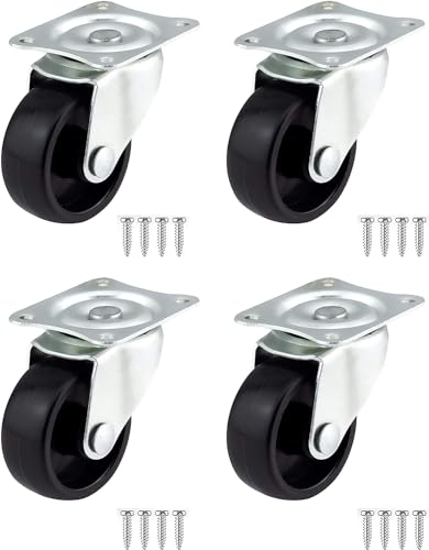 kippen 1610 x 2 - Set mit 4 Rollen aus Kunststoff 50 mm mit drehbarer Platte kippen 1610 x 2 - Set mit 4 Rollen aus Kunststoff 50 mm mit drehbarer Platte von kippen