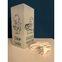 Babylampe/Personalisierte Lampe Geschenk Zur Geburt Oder Taufe Individuell Babyfigur Tischleuchte Babylampe/Personalisierte Lampe Geschenk Zur Geburt Oder Taufe Individuell Babyfigur Tischleuchte von kirativ
