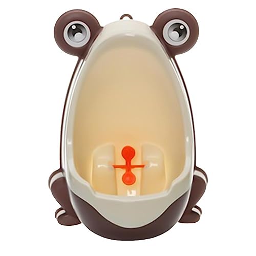 kiskick Kinder-Urinal, Cartoon-Frosch, Badezimmer, Kinder, Kleinkind, Töpfchentraining, Stehendes Urinal, Wandmontage, Töpfchentraining, Urinal, Babytöpfchen, Toilette, Training, Töpfchen für von kiskick