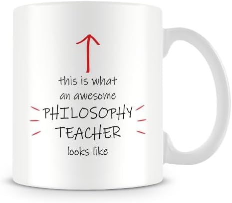 kisoyo Erleuchten Sie Ihren Morgenkaffee mit unserer inspirierenden Philosophie-Lehrer-Tasse, Keramik, 325 ml von kisoyo