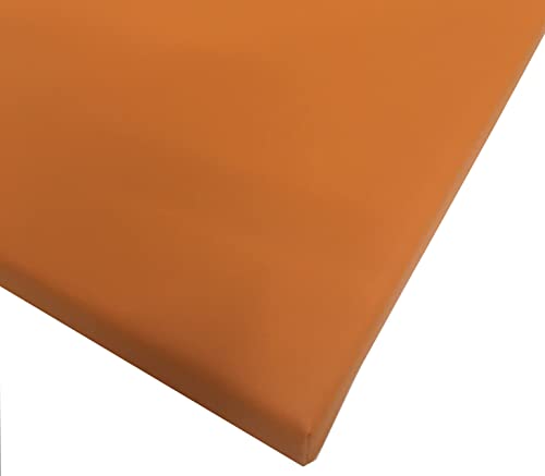 Pflegeleichtes Sitzkissen Stuhlkissen Bankkissen 40x40cm Kunstlederbezug in Gastroqualität (orange) von kissenfabrik-juwan