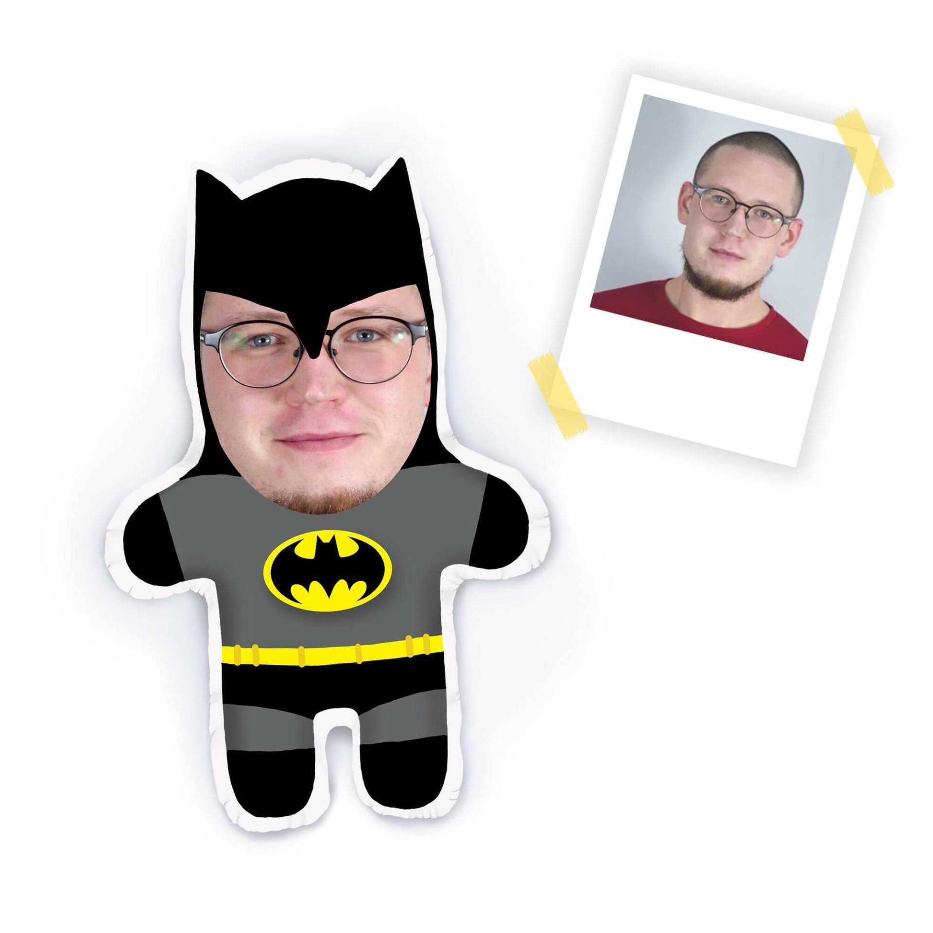 Personalisierbare Mini Me Doll Batman von kissenliebe