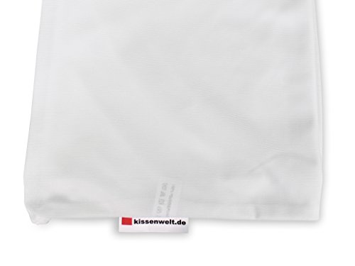 Kissenbezug 30x90 cm Flexi, elastische Seitenschläferkissen, Stillkissen-Hülle mit Reißverschluss von kissenwelt.de
