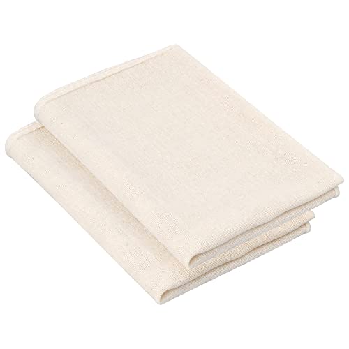 2 Stück Passiertuch Käsetuch, Filter Cloth, Siebtuch, Passiertuch Wiederverwendbar, Küche Dampftuch, Käsetuch für Käse, Nussmilch, Butter (60 x 60cm) von kissral