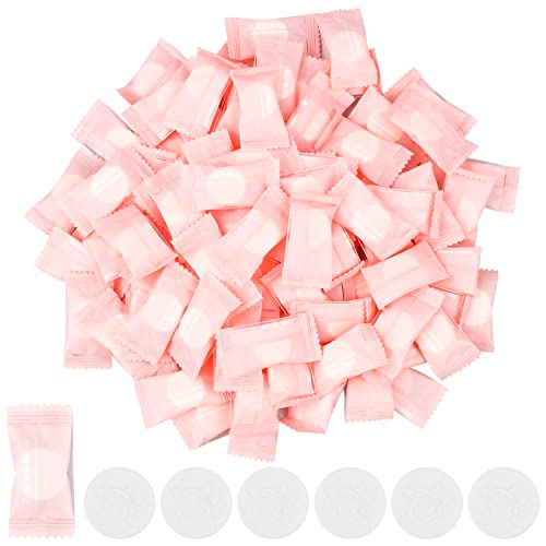 Komprimiertes Handtuch 100 Stück Mini Vliesstoffe Tragbar Münze Komprimierte Handtücher aus Baumwolle Abbaubar Komprimiert Handtücher Tabletten Handtuchpillen für Haus Outdoo Urlaub Reisen Sport von kissral