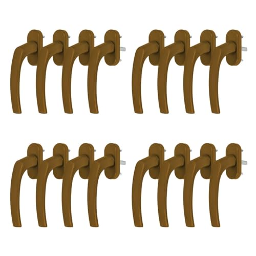 16 x Alu Fenstergriff in Gold F4 - Stiftlänge 35mm 16 x Alu Fenstergriff in Gold F4 - Stiftlänge 35mm von kj-vertrieb