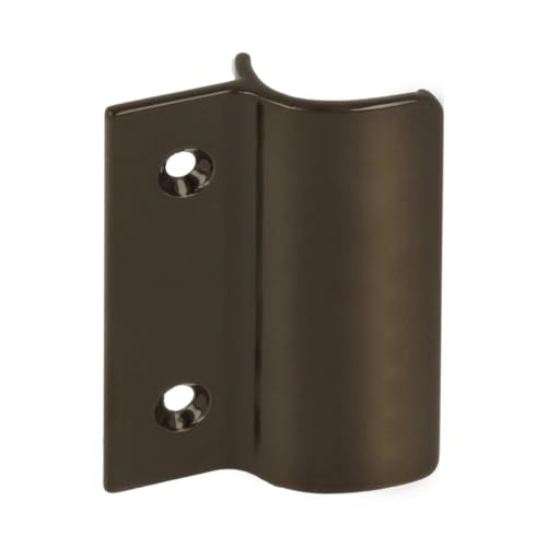 Alu Balkontür Ziehgriff mit Steg, Farbe:Dunkelbraun RAL 8077 von kj-vertrieb