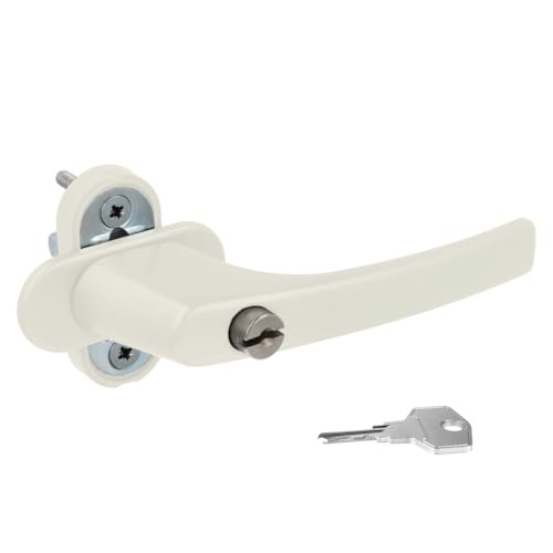 Alu Fenstergriff in Creme RAL 9001 abschließbar - Stiftlänge 45mm Alu Fenstergriff in Creme RAL 9001 abschließbar - Stiftlänge 45mm von kj-vertrieb