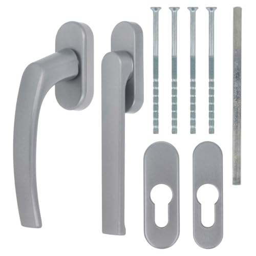 Alu Terrassentürgriff Balcony mit Flachgriff, Farbe:Silber F1 Alu Terrassentürgriff Balcony mit Flachgriff, Farbe:Silber F1 von kj-vertrieb