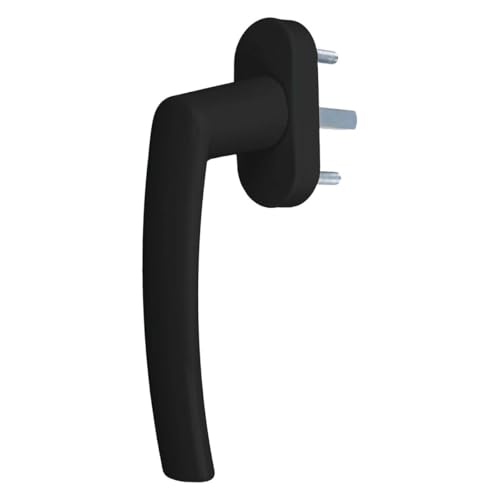 Aluminium Fenstergriff Nevada, Farbe:Schwarz RAL 9005, Stiftlänge:35mm Aluminium Fenstergriff Nevada, Farbe:Schwarz RAL 9005, Stiftlänge:35mm von kj-vertrieb