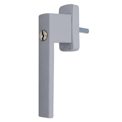 Aluminium Fenstergriff Quadrat abschließbar, Farbe:Silber F1, Stiftlänge:45mm Aluminium Fenstergriff Quadrat abschließbar, Farbe:Silber F1, Stiftlänge:45mm von kj-vertrieb