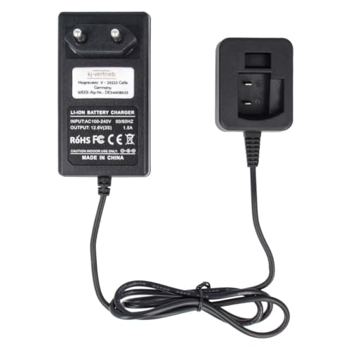 Ladegerät kompatibel mit Festool Li-Ion Werkzeug-Akkus 498642, BP-XS, CXS - 12.6V 1.5A Ladegerät kompatibel mit Festool Li-Ion Werkzeug-Akkus 498642, BP-XS, CXS - 12.6V 1.5A von kj-vertrieb