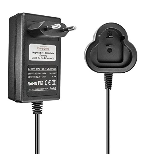 Ladegerät kompatibel mit Metabo Li-Ion Werkzeug-Akkus 6.2543, 6.25439-12.6V 1.5A von kj-vertrieb