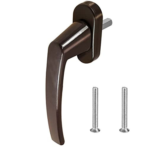 Premium Aluminium Fenstergriff Victory - Kunststoff Sockel, Farbe:Braun RAL 8019, Stiftlänge:40mm Premium Aluminium Fenstergriff Victory - Kunststoff Sockel, Farbe:Braun RAL 8019, Stiftlänge:40mm von kj-vertrieb