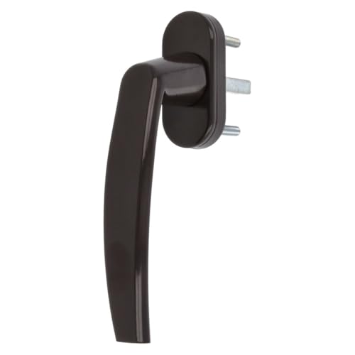 Premium Aluminium Fenstergriff Victory - Metall Sockel, Farbe:Braun RAL 8019, Stiftlänge:35mm Premium Aluminium Fenstergriff Victory - Metall Sockel, Farbe:Braun RAL 8019, Stiftlänge:35mm von kj-vertrieb