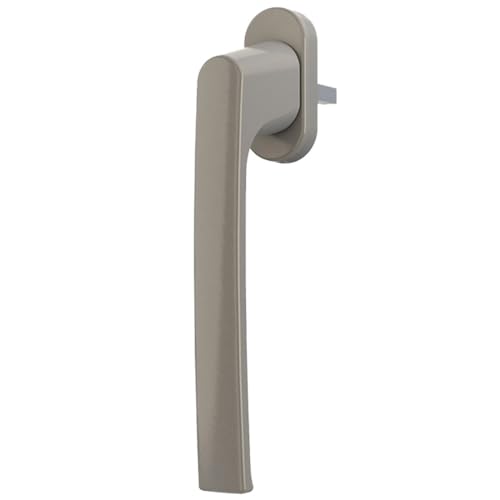 Premium Aluminium Fenstergriff für Kipp- und Schiebetüren, Farbe:Satin, Stiftlänge:35mm von kj-vertrieb