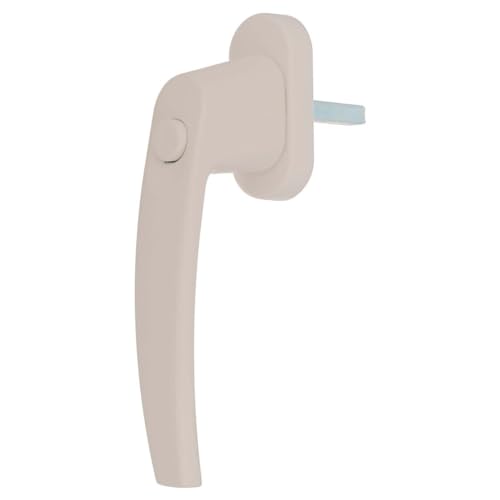 Premium Aluminium Fenstergriff mit Druckknopf, Farbe:Creme RAL 9001, Stiftlänge:35mm Premium Aluminium Fenstergriff mit Druckknopf, Farbe:Creme RAL 9001, Stiftlänge:35mm von kj-vertrieb