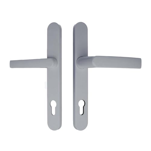 Premium Drückergarnitur Breva - Schildbreite 35mm, Farbe:Silber F1, Griffart:Griff-Griff flach Premium Drückergarnitur Breva - Schildbreite 35mm, Farbe:Silber F1, Griffart:Griff-Griff flach von kj-vertrieb