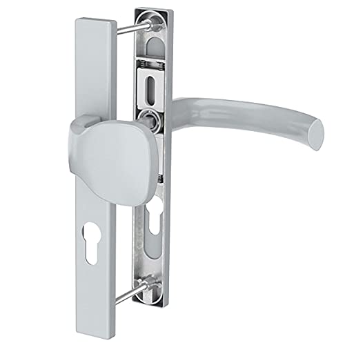 Premium Drückergarnitur Jupiter DHS 92mm - Rechteckig - Griff-Knauf, Farbe:Silber F1, Schildbreite:36mm Premium Drückergarnitur Jupiter DHS 92mm - Rechteckig - Griff-Knauf, Farbe:Silber F1, Schildbreite:36mm von kj-vertrieb