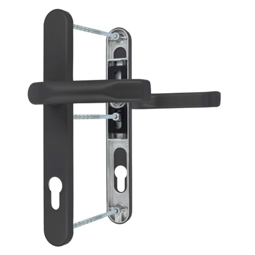 Premium Drückergarnitur Saturn DHS 92mm - Oval - Griff-Griff, Farbe:Grau RAL 7016, Schildbreite:36mm Premium Drückergarnitur Saturn DHS 92mm - Oval - Griff-Griff, Farbe:Grau RAL 7016, Schildbreite:36mm von kj-vertrieb