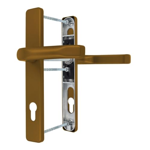 Premium Drückergarnitur Saturn DHS 92mm - Rechteckig - Griff-Griff, Farbe:Gold F4, Schildbreite:32mm Premium Drückergarnitur Saturn DHS 92mm - Rechteckig - Griff-Griff, Farbe:Gold F4, Schildbreite:32mm von kj-vertrieb